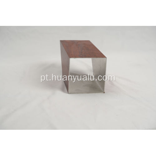 6063 Perfil extrudado em alumínio de grãos de madeira